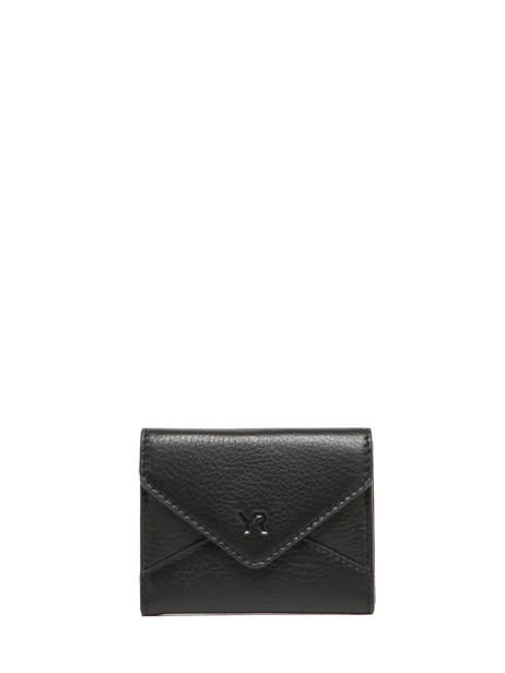 Porte-monnaie Cuir Yves renard Noir enveloppe 29250