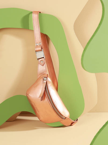 Sac La Banane Xs Cuir Paul marius Rose vintage BANANEXS vue secondaire 5