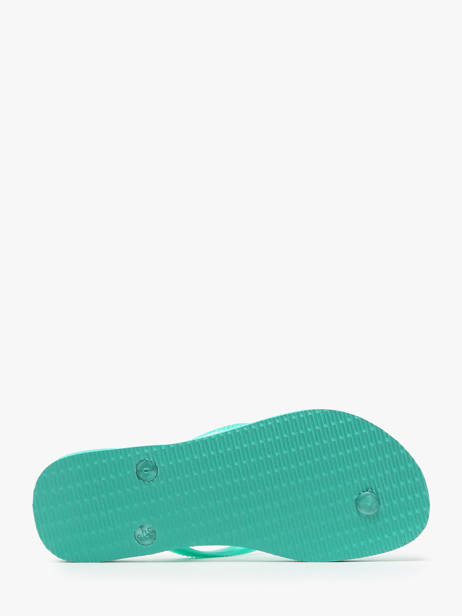 Tongs Slim Havaianas Vert women 4000030F vue secondaire 2