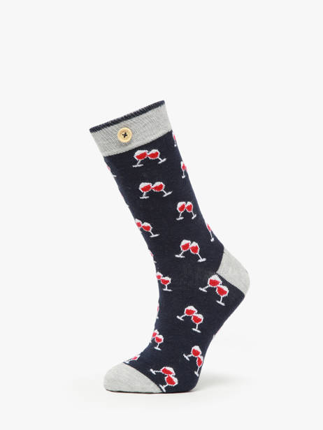 Chaussettes Cabaia Bleu socks men VIR