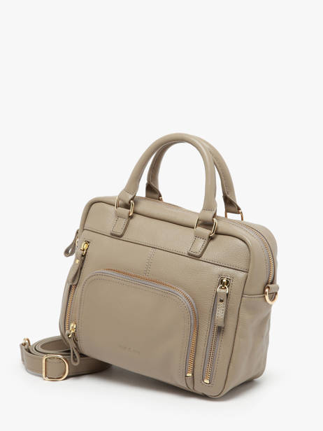 Leather Baby Macy Crossbody Bag Nat et nin Beige vintage BABYMACY other view 2