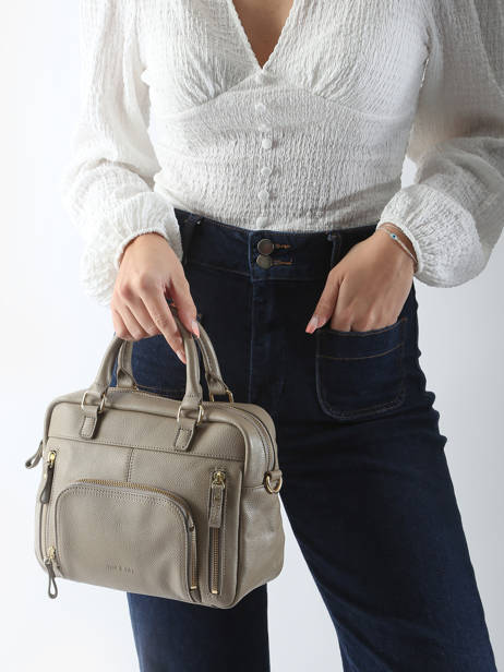 Leather Baby Macy Crossbody Bag Nat et nin Beige vintage BABYMACY other view 1