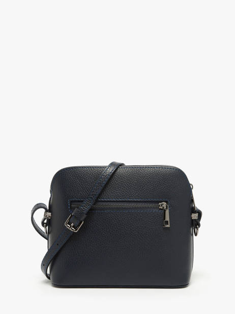 Sac Bandoulière Caviar Cuir Milano Bleu caviar CA240614 vue secondaire 4