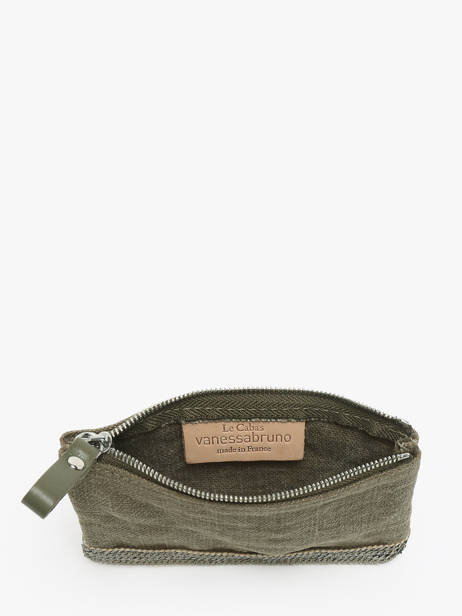 Porte-monnaie Le Cabas Lin Vanessa bruno Beige cabas lin 31V42017 vue secondaire 1