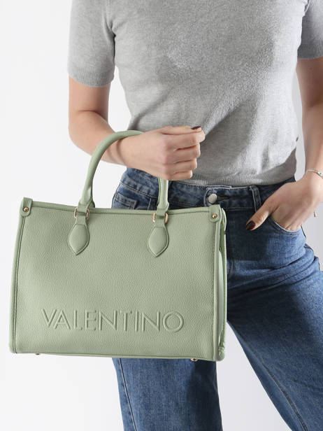 Sac Porté Main Rised Re Valentino Vert rised re VBS8P904 vue secondaire 1
