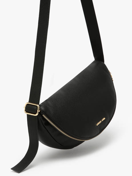 Sac Bandoulière Demi-lune Estée Laurent david Noir ld bags 940 vue secondaire 2