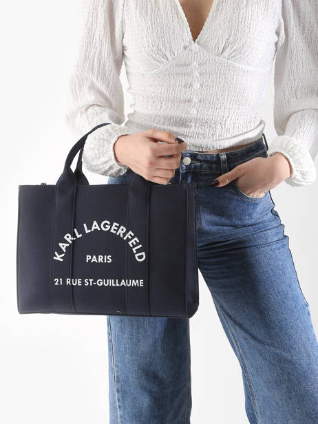 Satchel Rsg Cotton Karl lagerfeld Blue rsg A1W50010 other view 1