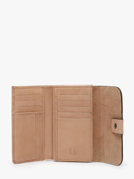 Portefeuille Cuir Biba Beige wallet VET1L vue secondaire 1