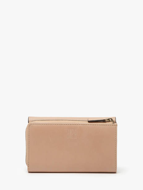 Portefeuille Cuir Biba Beige wallet VET1L vue secondaire 3