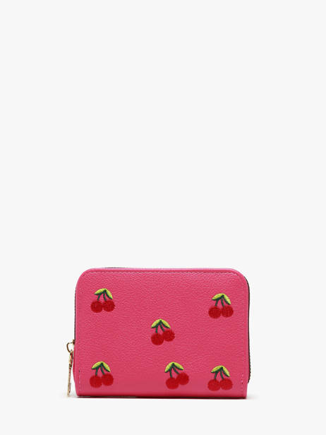Porte-monnaie Miniprix Rose safiano 78SM2686