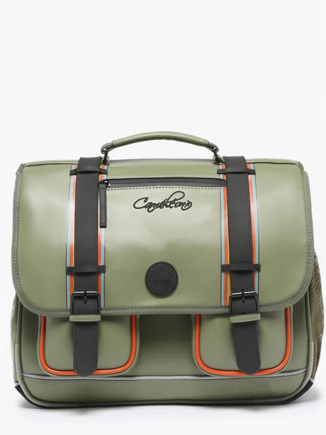Cartable 3 Compartiments Cameleon Vert vintage north PBVWCA41