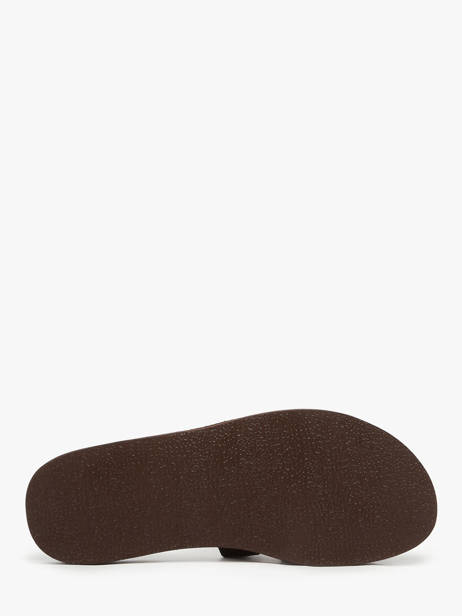 Mules Emia En Cuir Les tropeziennes Marron men EMIA vue secondaire 4