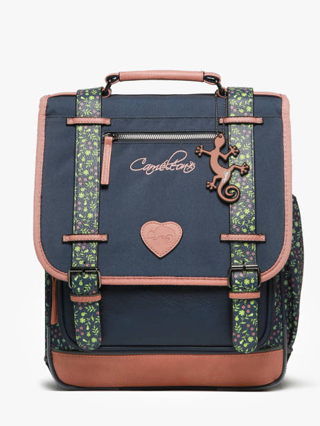 2-compartment Vintage Fantasy Backpack Cameleon Blue vintage fantasy SD39