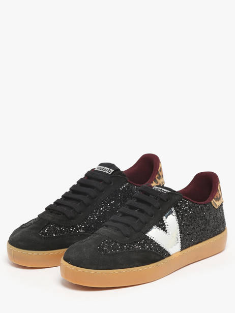 Sneakers Berlin In Leather Victoria Black women 1126223 other view 2