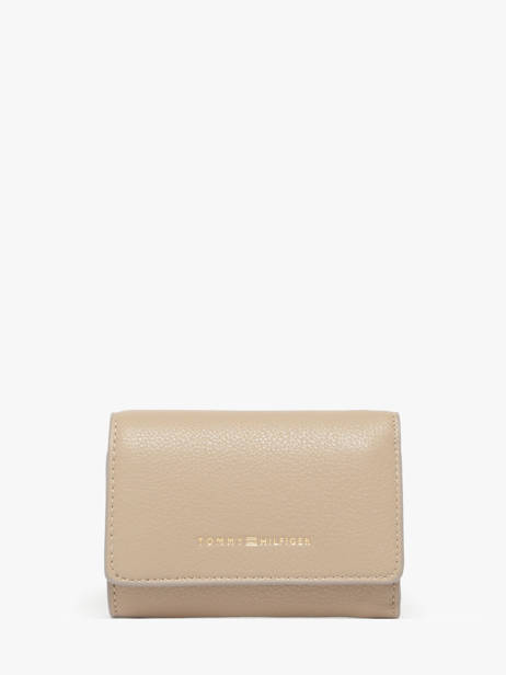 Wallet Tommy hilfiger Brown th logotape AW17477