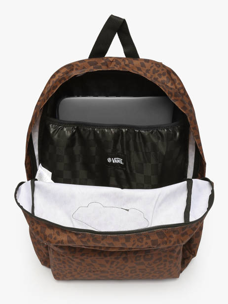 1 Compartment Backpack Vans Brown backpack VN000H4Y other view 2