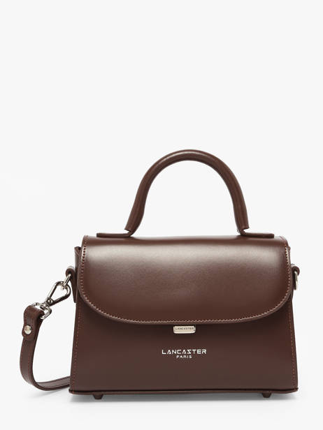 Small Leather Suave Crossbody Bag Lancaster Brown suave even 16