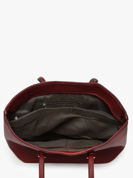 A4 Size  Shoulder Bag Grained Miniprix Red grained 1 other view 2