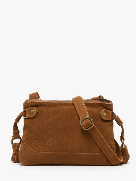 Shoulder Bag Houston Leather Basilic pepper Brown houston BHOU82 other view 4
