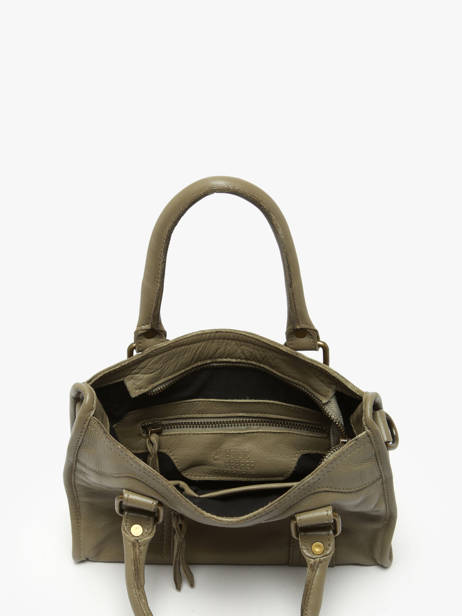 Shoulder Bag Cow Leather Basilic pepper Green cow BCOW72 other view 3