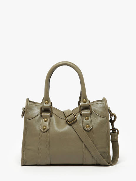 Shoulder Bag Cow Leather Basilic pepper Green cow BCOW72 other view 4