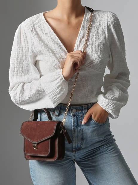 Shoulder Bag La Suite Leather Paul marius Brown la suite GEOX2SUI other view 1