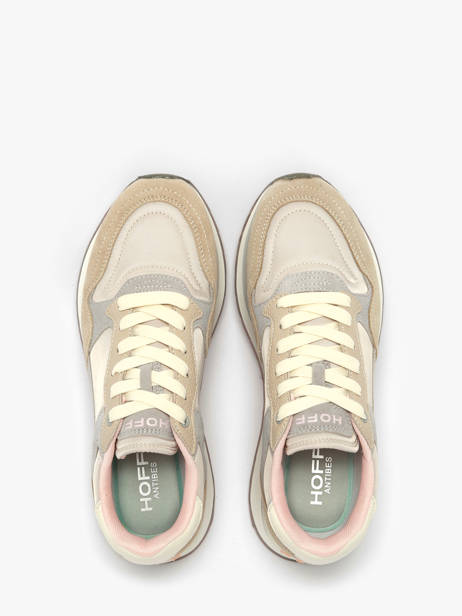 Sneakers City Antibes In Leather Hoff Beige women 12402001 other view 3