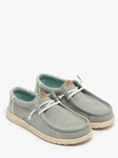 Mocassins Wally Jute Hey dude Bleu men 43085 vue secondaire 1