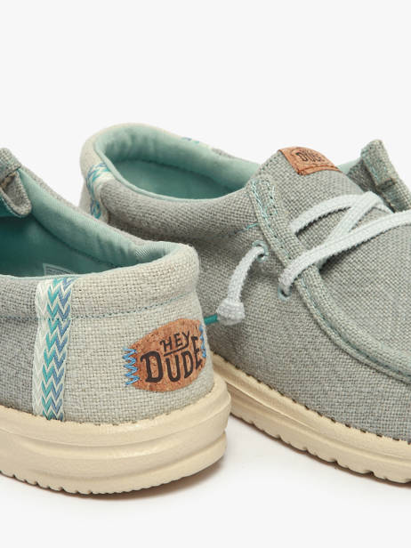 Mocassins Wally Jute Hey dude Bleu men 43085 vue secondaire 2