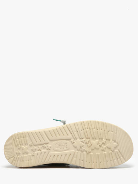 Mocassins Wally Jute Hey dude Bleu men 43085 vue secondaire 4