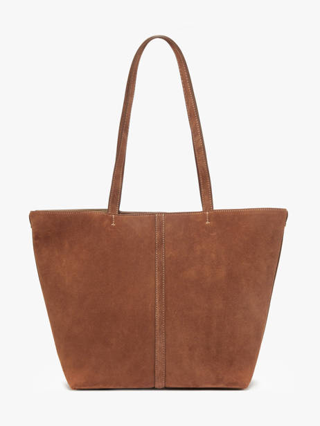 Sac Porté épaule Cabas Cuir Vanessa bruno Marron cabas 29V40874 vue secondaire 4