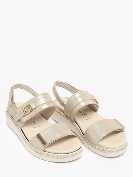 Sandals In Leather Tamaris Beige women 44 other view 1