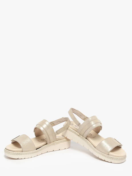 Sandals In Leather Tamaris Beige women 44 other view 2