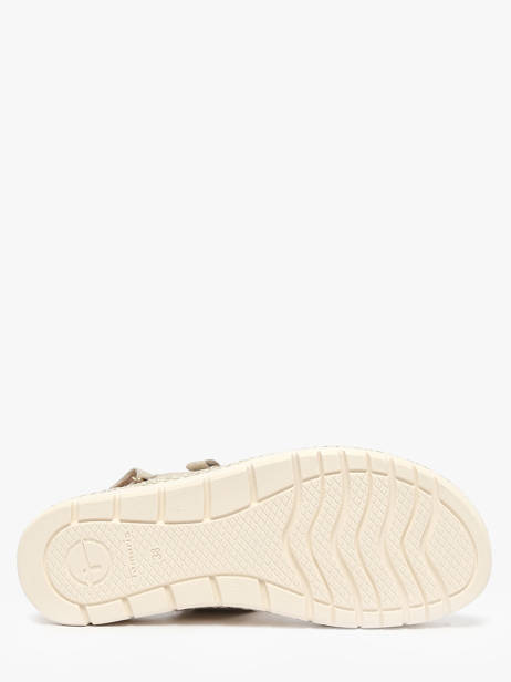 Sandals In Leather Tamaris Beige women 44 other view 4