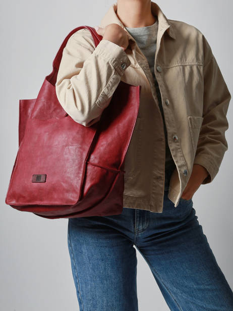 Sac Porté épaule Heritage Cuir Biba Marron heritage HOM1L vue secondaire 1