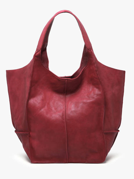 Sac Porté épaule Heritage Cuir Biba Marron heritage HOM1L vue secondaire 4
