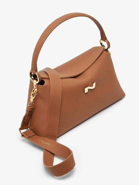 Leather Freesia Shoulder Bag Nathan baume Brown eden 4 other view 1