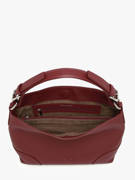 Sac Porté épaule Tango Bis Cuir Nathan baume Rouge nathan 52 vue secondaire 3