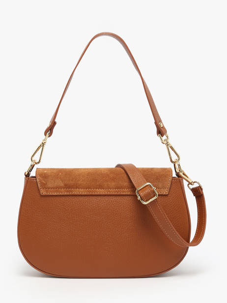 Shoulder Bag Velvet Caviar Leather Milano Brown velvet caviar VC25069 other view 4