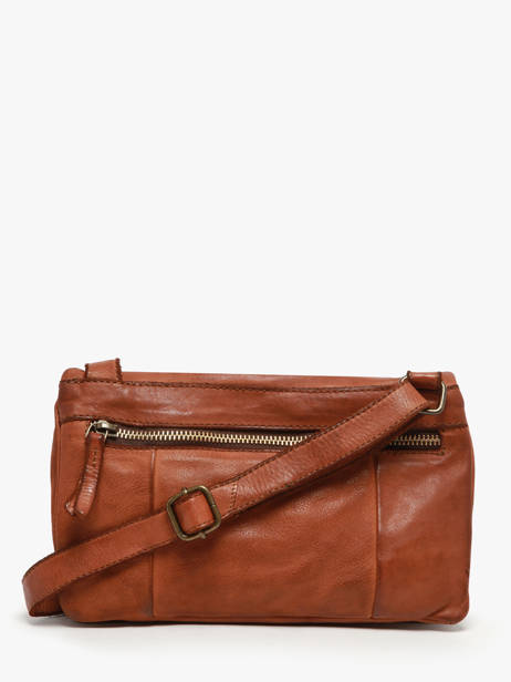 Sac Bandoulière Heritage Cuir Biba Marron heritage BT33 vue secondaire 4