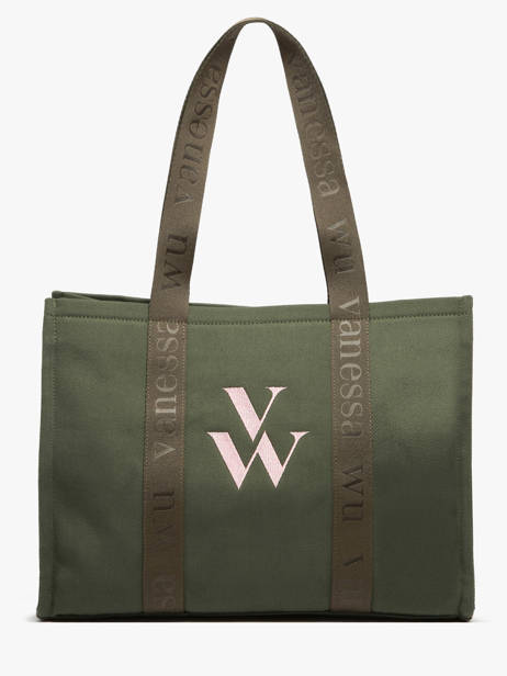 Shoulder Bag Cabas Cotton Vanessa wu Green cabas MA0135