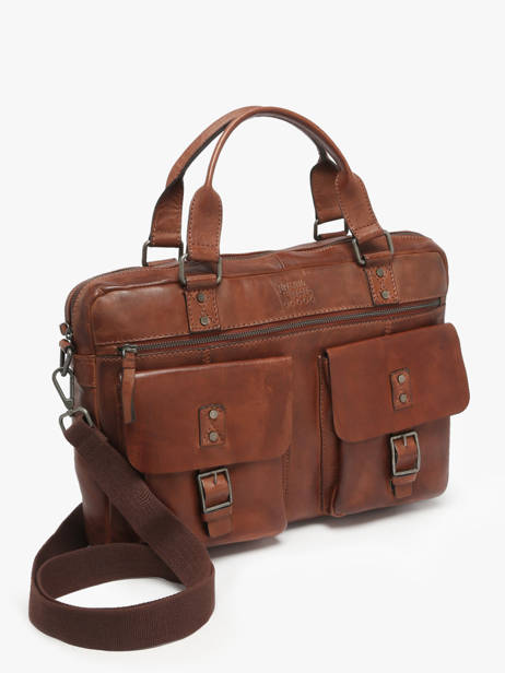 Business Bag Basilic pepper Brown traveler BTRA08 other view 1