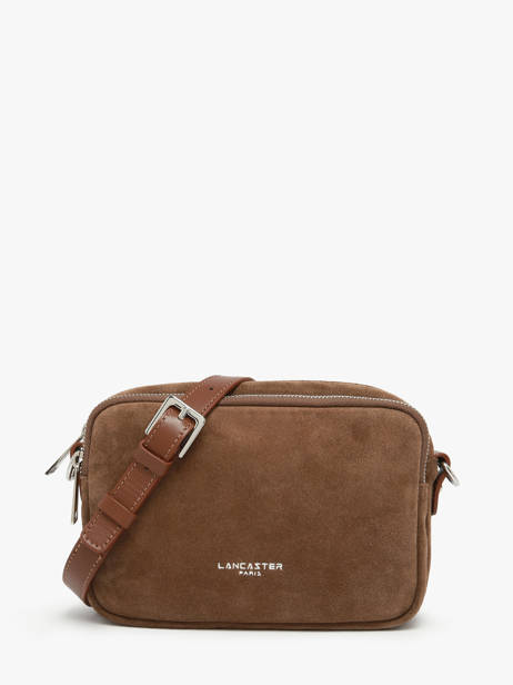 Shoulder Bag Suede Leather Lancaster Brown suede 65
