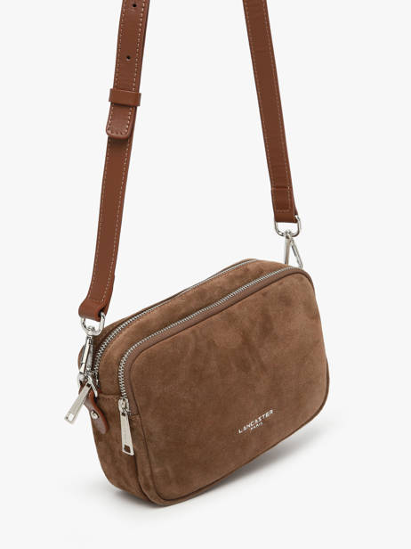 Shoulder Bag Suede Leather Lancaster Brown suede 65 other view 1