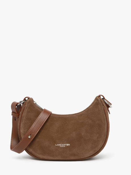 Shoulder Bag Suede Leather Lancaster Brown suede 81