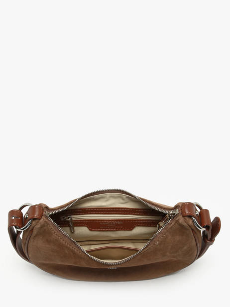 Shoulder Bag Suede Leather Lancaster Brown suede 81 other view 2