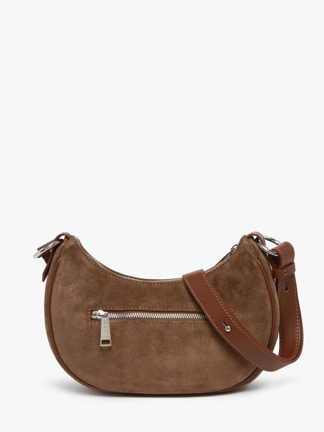 Shoulder Bag Suede Leather Lancaster Brown suede 81 other view 3
