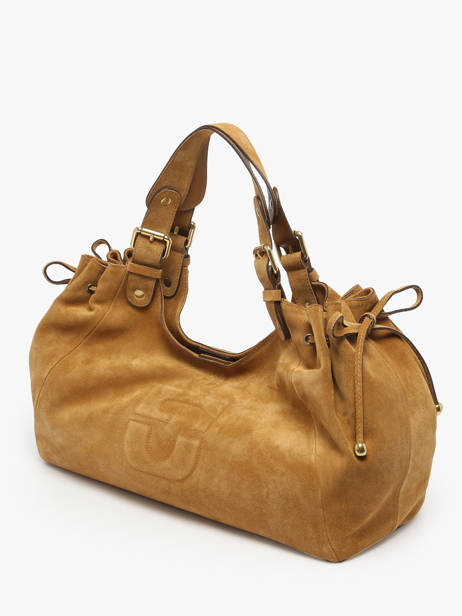 Shoulder Bag Chiara Salmon Leather Gerard darel Yellow chiara DCS84407 other view 1