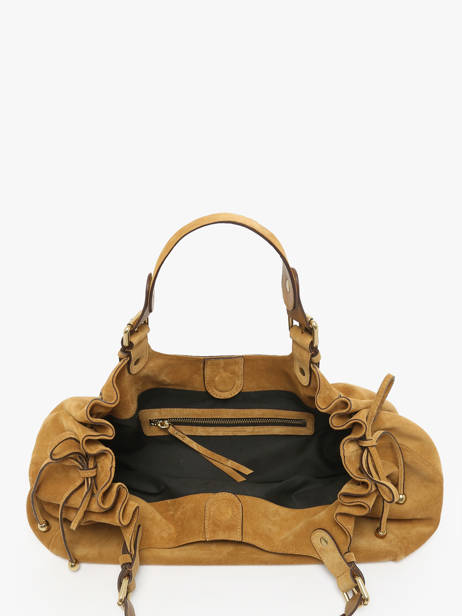 Shoulder Bag Chiara Salmon Leather Gerard darel Yellow chiara DCS84407 other view 2