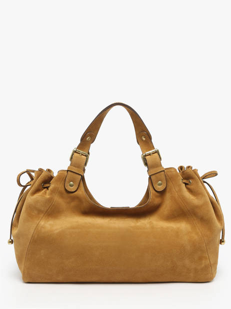Shoulder Bag Chiara Salmon Leather Gerard darel Yellow chiara DCS84407 other view 3